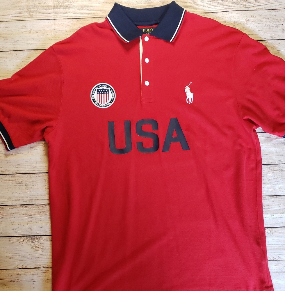 Polo Ralph Lauren USA red polo, never worn